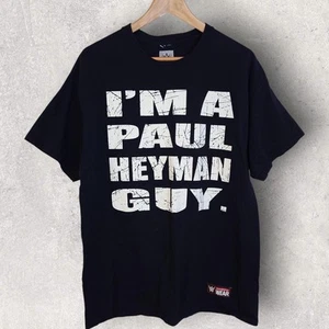 mens WWE authentic Paul heyman t-shirt, large - Picture 1 of 4
