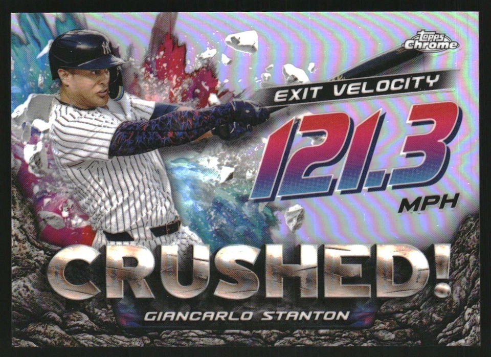 2024 Topps Chrome Update Crushed #CR1 Giancarlo Stanton - Image 1 of 2