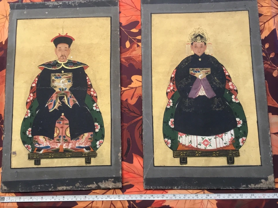 Two Chinese Pictures Early 20th Century  - Image 1 of 4