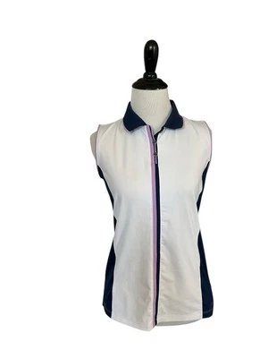Mujer Dama Hagen Camisa Polo Sin Mangas Golf/Tenis Pullover Talla XS Deportes Foto 1 de 4