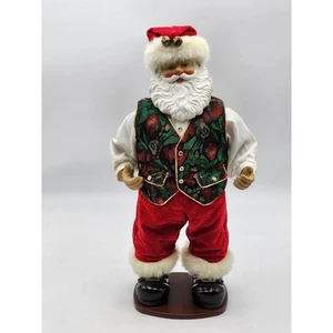 Rockin' Around The Christmas Tree 17" Santa Christmas Fantasy 1999 sin adaptador - Imagen 1 de 15