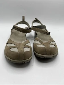 Merrell Sandali da donna casual con cinturino alla caviglia avvolgenti a sirena taglia 11 J19614 beige - Foto 1 di 18