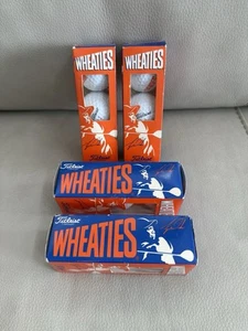Tiger Woods Wheaties Titleist Golf Balls 3-Pack Promo Lot of 4 Boxes (1 Dozen) - Picture 1 of 4