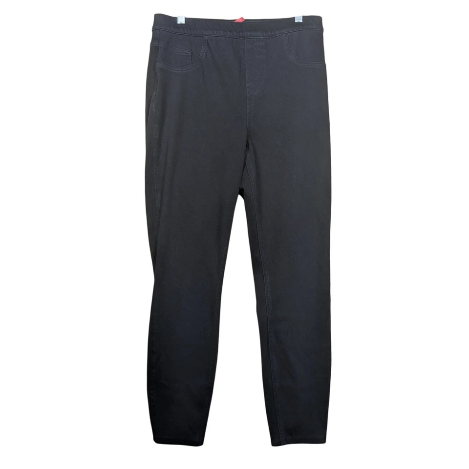 SPANX Pants High Rise Skinny Pull On Black Stretch Casual Comfort Women's XL - Image 1 of 4
