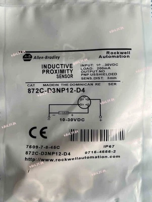 Allen Bradley 872C-D3NP12-D4 Proximity Switch - Image 1 of 2