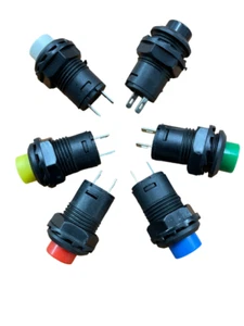 PUSH TO MAKE INTERRUPTORES DE COLORES X 6 - Imagen 1 de 2