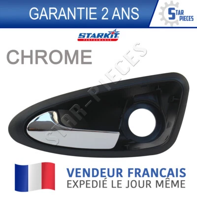 POIGNEE DE PORTE INTERIEURE AVANT GAUCHE SEAT IBIZA 6J 08-17 - CHROMÉ