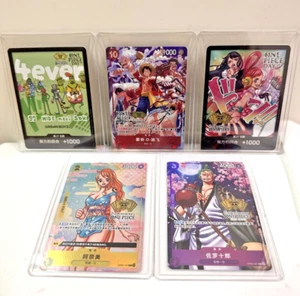 5Pcs IN STOCK One Piece Chinese Card Game 2nd Anniversary Pack Set of Combo - Picture 1 of 1