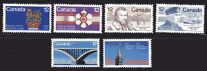 1977 Canada SC# 735-740 - Order of Canada-Peace Bridge Lot# 91 M-NH   - Picture 1 of 1
