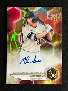 2023 Bowman's Best MIKE BOEVE BEST OF 2023 AUTO GOLD LAVA REFRACTOR 18/75 B23MBO - Picture 1 of 2