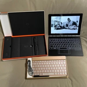 Lenovo Yoga Book YB1-X91L 64GB/4GB Tablet With Keyboard, touch pen - Picture 1 of 9