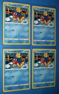 4x Carvanha 011/073 Pokemon card Champion's Path common NM - Picture 1 of 1