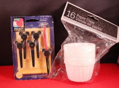 Impresionante Juego De Colección de 5 Candelabros Disney Orejas de Mickey Mouse Fiesta de Cumpleaños Pastel Foto 1 de 3