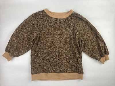 Leopard Print 3/4 Sleeve Essentials M Sweatshirt - Image 1 of 3