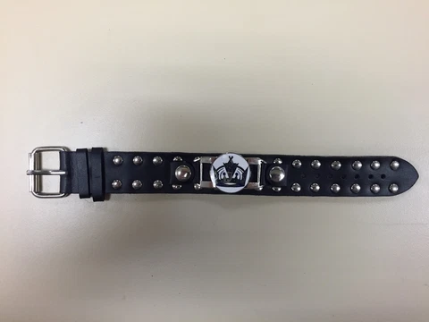Los Angeles Kings Wristband Bracelet Leather Studded Cover