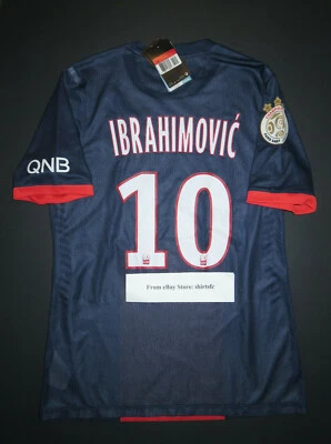 2013-2014 Nike PSG Zlatan Ibrahimovic Authentic Player Issue Jersey Shirt Kit  - Image 1 of 3