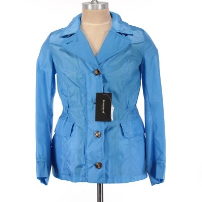 Blazer/jaqueta Schneiders nova com etiquetas cintura alta tamanho 38 EUA 8 em azul brilhante sólido - Imagem 1 de 4