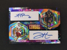 2023 Leaf Vivid A.T. PERRY JAKE HAENER 1/5 DualAutoColorfulCombosCC-1 Black Crys