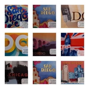 STARBUCKS WISH YOU WERE HERE CARDS #starbuckscitycards #starbucksplacescards - Picture 1 of 10
