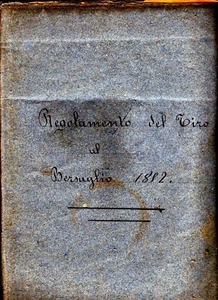 regolamento napoleonico regno sardegna tiro a segno e guardia nazionale 1844 - Picture 1 of 2