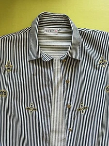 Damenbluse gr. 44, von Anny N, Kurzarm, Baumwolle, Stickereie - Bild 1 von 9