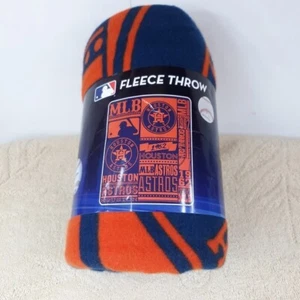 Houston ASTROS Fleece Throw Blanket 50"x60" NEW MLB World Series Champions - Picture 1 of 8