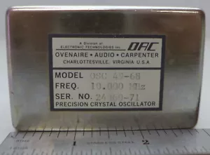 Ovenaire OSC 49-68 (modello senza scheda) oscillatore 10.000 MHz - Foto 1 di 3