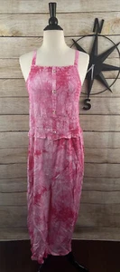 Wonder Nation Girls Smocked Bodice Jumpsuit Size L(10-12) - Picture 1 of 7