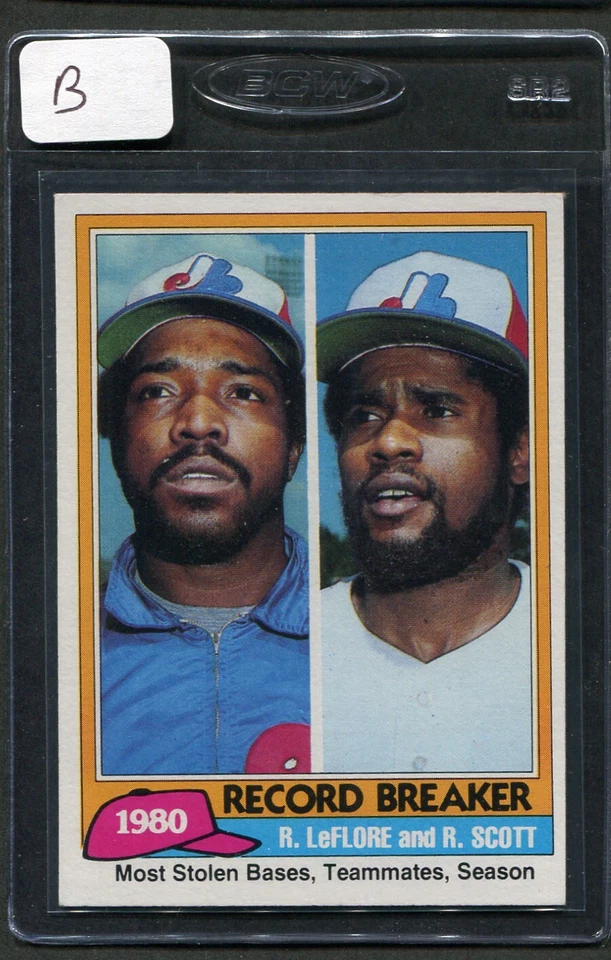 1981 Topps Record Breaker Leflore - Scott #204 Expos Nm/mt (B) - Image 1 of 1