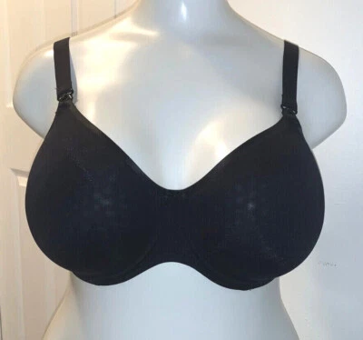 NWT- "Anita" Wire Seamless, Molded Cup: Nursing/Maternity Bra #5059 Black "2022" - Image 1 of 4