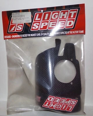 LIGHTSPEED 491-00460 CF CARB HEAT SHIELD YAMAHA YZ450F/WR450F 06-2008 - Image 1 of 2