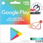 Google Play Card 25 Dollar - $25 Google Play Gift Card digital Key - US ONLY