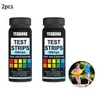 Aquarium Fish Water Test Strips Kit 7 in 1 100Pcs Easy to Use Accurate Results