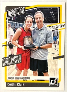 2024 Panini Donruss Caitlin Clark Collection Highlights Card #H4 Iowa Hawkeyes - Picture 1 of 2