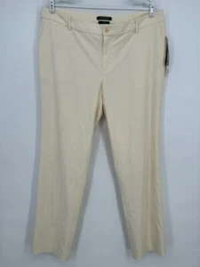 Pantalones Lauren Ralph Lauren Mujer 14W Marfil Crema Edita Pantalones Oficina Trabajo - Imagen 1 de 9