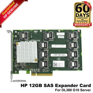 HPE Proliant DL380 G10 12Gbps SAS PCIe 3.0 x8 Expander Card 876907-001 - Picture 1 of 8