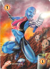 1995 Fleer Marvel Overpower CCG Trading Cards Superheroes A-O Pick From List