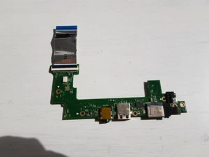 asus x101ch laptop usb port board / carte usb cable original with audio jack - Afbeelding 1 van 3