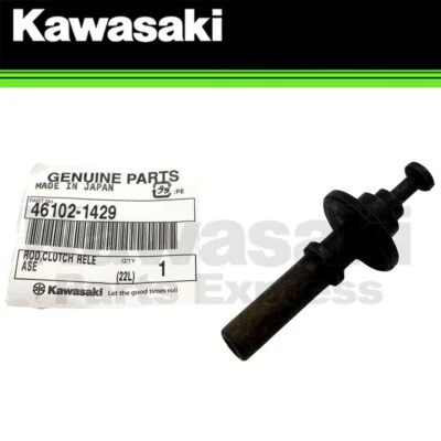 NEW 2000 - 2005 GENUINE OEM KAWASAKI NINJA ZX-12R CLUTCH RELEASE ROD 46102-1429 - Image 1 of 4
