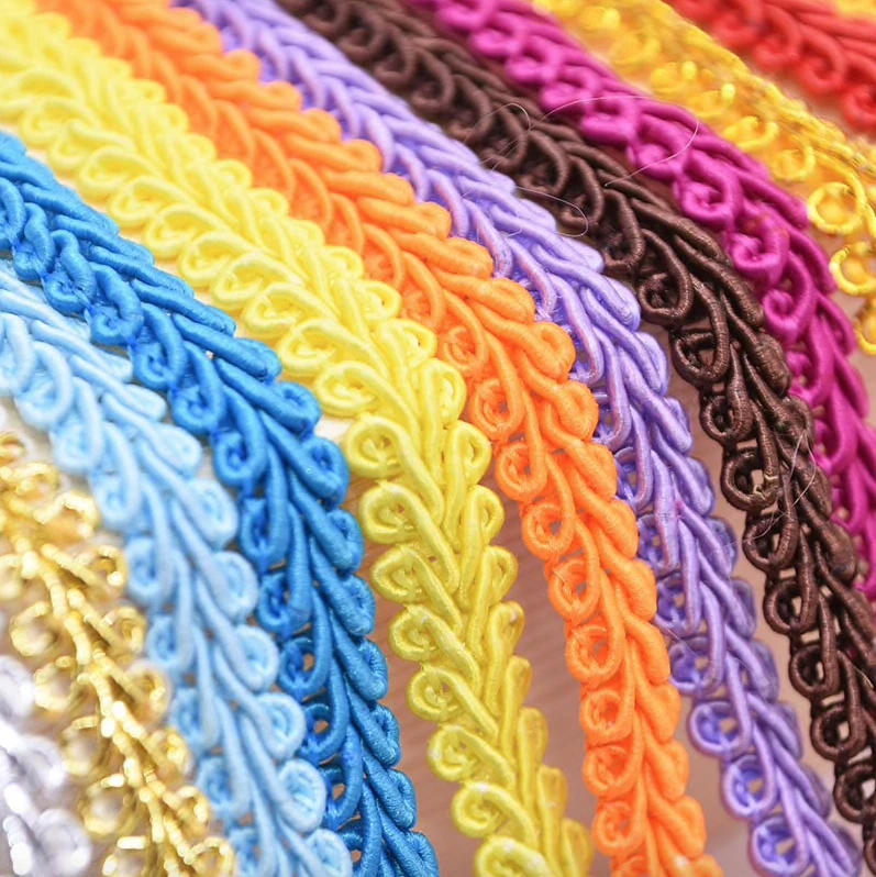 Gimp Braid 8mm / 12mm/ 15mm Scroll Trim Braid **DIFFERENT COLOURS** 1 Yard - Image 1 of 1
