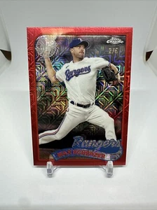 2024 Topps Chrome Anniversary Max Scherzer Red Refractor /5 SSP #2T89C-12 - Picture 1 of 2