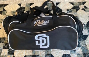 Schwarz & Silber mit weißen Paspeln San Diego Padres Reisetasche gebraucht Ex. Zustand. - Bild 1 von 11