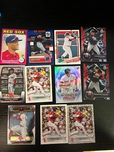 BLUE Jarren Duran rookie card masataka yoshida triston casas ceddanne rafaela - Picture 1 of 1