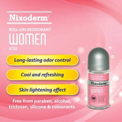 Nixoderm Roll-on Deodorant+(free gift) - Image 1 of 4