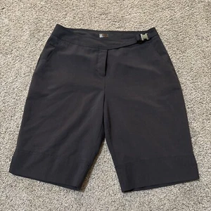 Swing Tech Bette & Court Golfshorts Damen 8 Bermuda bescheiden schmal schwarz Schnalle M - Bild 1 von 10