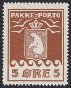Greenland Q3 Parcel Post Pakke-Porto Polar Bear. FACIT P6II MNH. - Picture 1 of 1