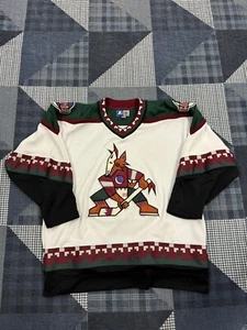 Vintage 90s NHL PHOENIX COYOTES STARTER HOCKEY JERSEY SIZE XL - Picture 1 of 15