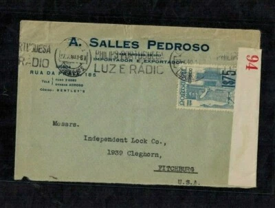 Bermuda WWII Censor Cover C22 Red Censor #94 - Image 1 of 2