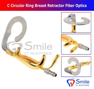 C Rundring Brustretraktor Glasfaser vergoldet Pflege Brustretraktor - Bild 1 von 6