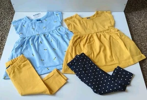 Girls Short Sleeve Dress/Legging 4 pc Set ~ Old Navy ~ 3-6 Mo ~ NWT - Picture 1 of 6